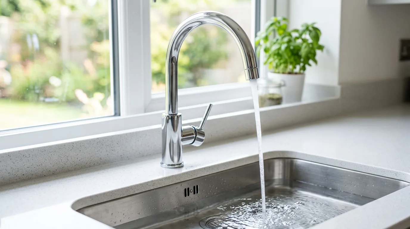 Local Plumbing Master Pros same day plumber fixing a faucet in Henderson, NV